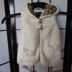 Cynthia Rowley Cream Fleece Vest for Kids 3T